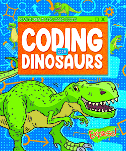 Cover Art for Coding with Dinosaurs