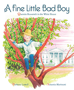 Cover Art for A Fine Little Bad Boy: Quentin Roosevelt in the White House