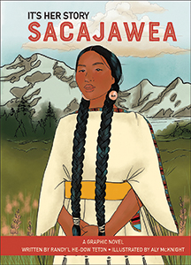 Cover Art for It's Her Story Sacajawea: A Graphic Novel