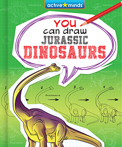 Cover Art for You Can Draw Jurassic Dinosaurs