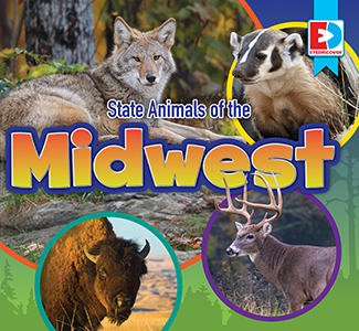 Cover Art for State Animals of the Midwest